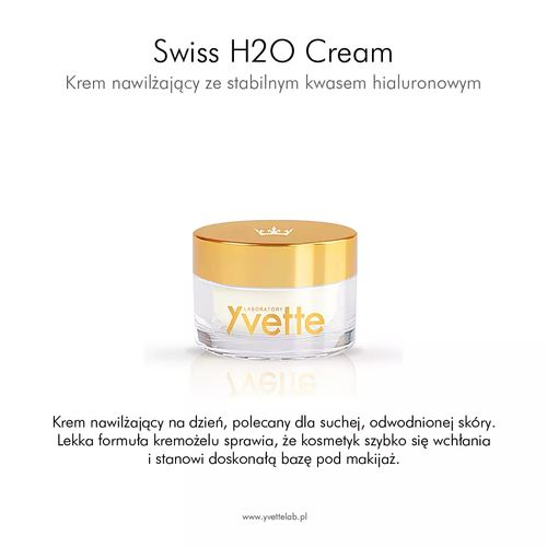 Zdjęcie produktu Yvette Swiss H2O Stabilhyal Cream Krem nawilżający ze stabilnym kwasem hialuronowym 50 ml 2