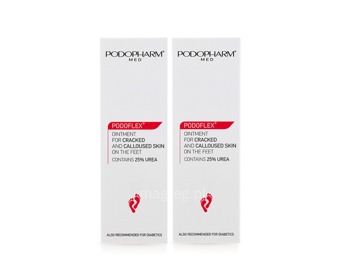 Zdjęcie produktu PODOPHARM PODOFLEX® Maść do popękanej skóry stóp z mocznikiem 25%  2 x 100 ml PM19 3