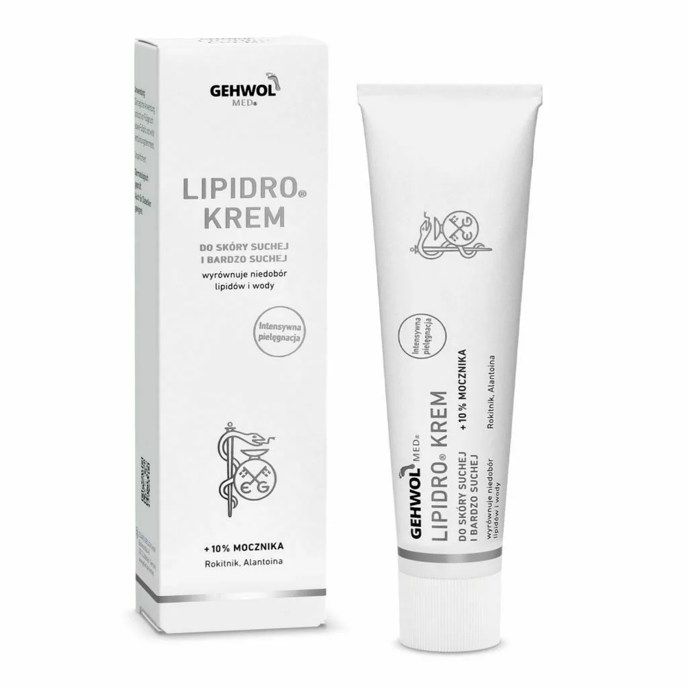 Zdjęcie produktu GEHWOL med Lipidro Creme Krem silnie nawilżający do suchych i wrażliwych stóp 125 ml