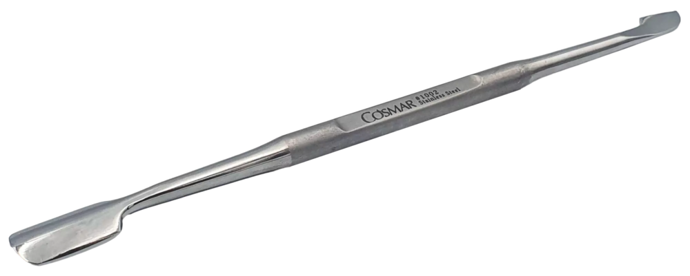 Zdjęcie produktu Kopytko do manicure i pedicure matowe, stal nierdzewna dł. 13cm 1002