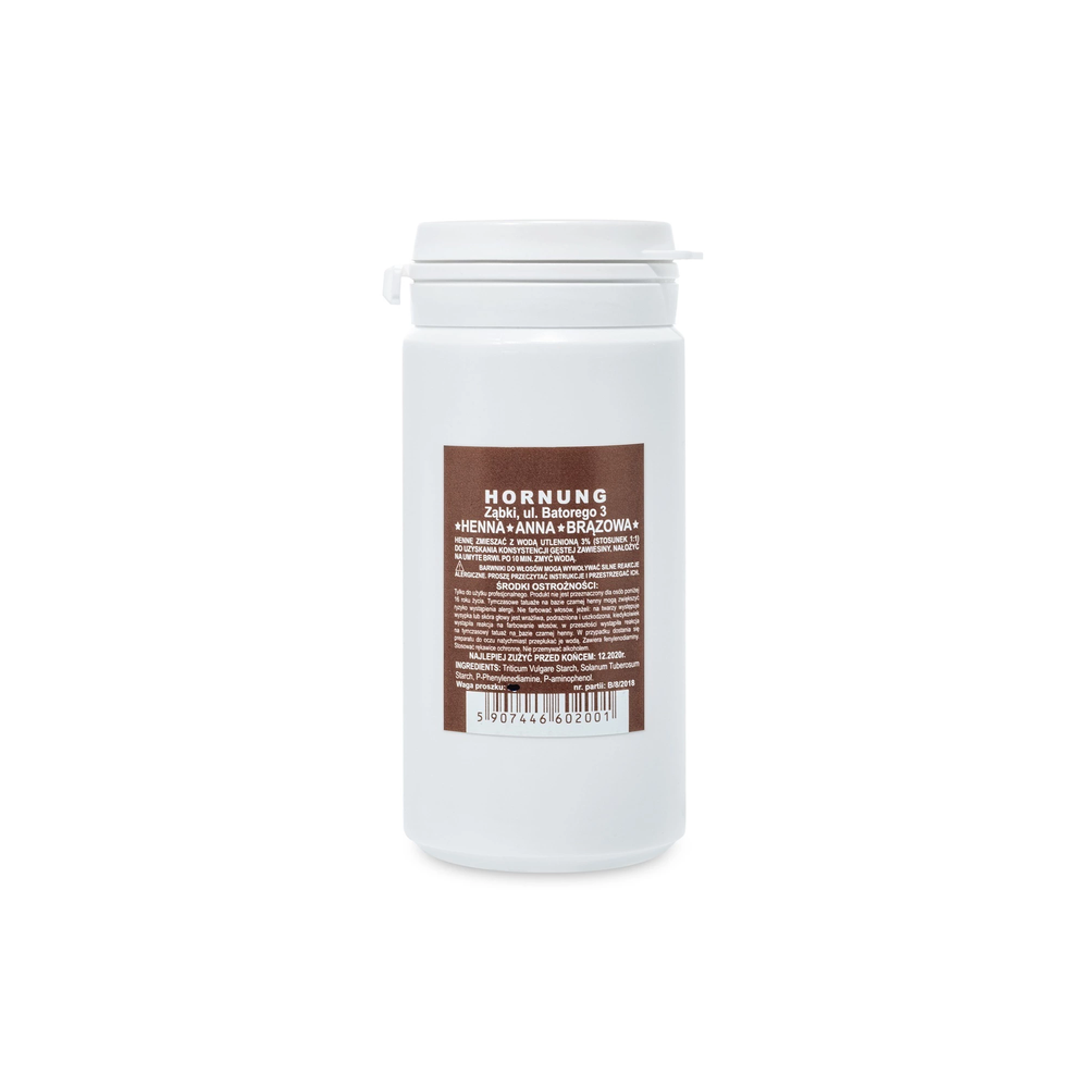 Zdjęcie produktu Henna w proszku Anna Hornung brązowa 50 g