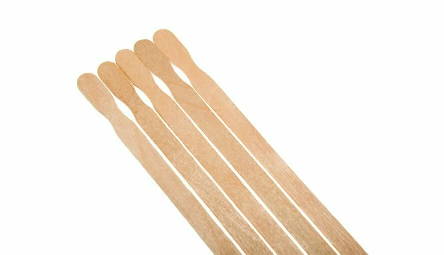 Zdjęcie produktu Szpatułki kosmetyczne drewniane 140/8/1,5mm 150 szt