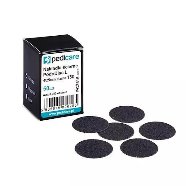 Zdjęcie produktu Nakładki ścierne na nośnik PodoDisc L (150) 50 szt