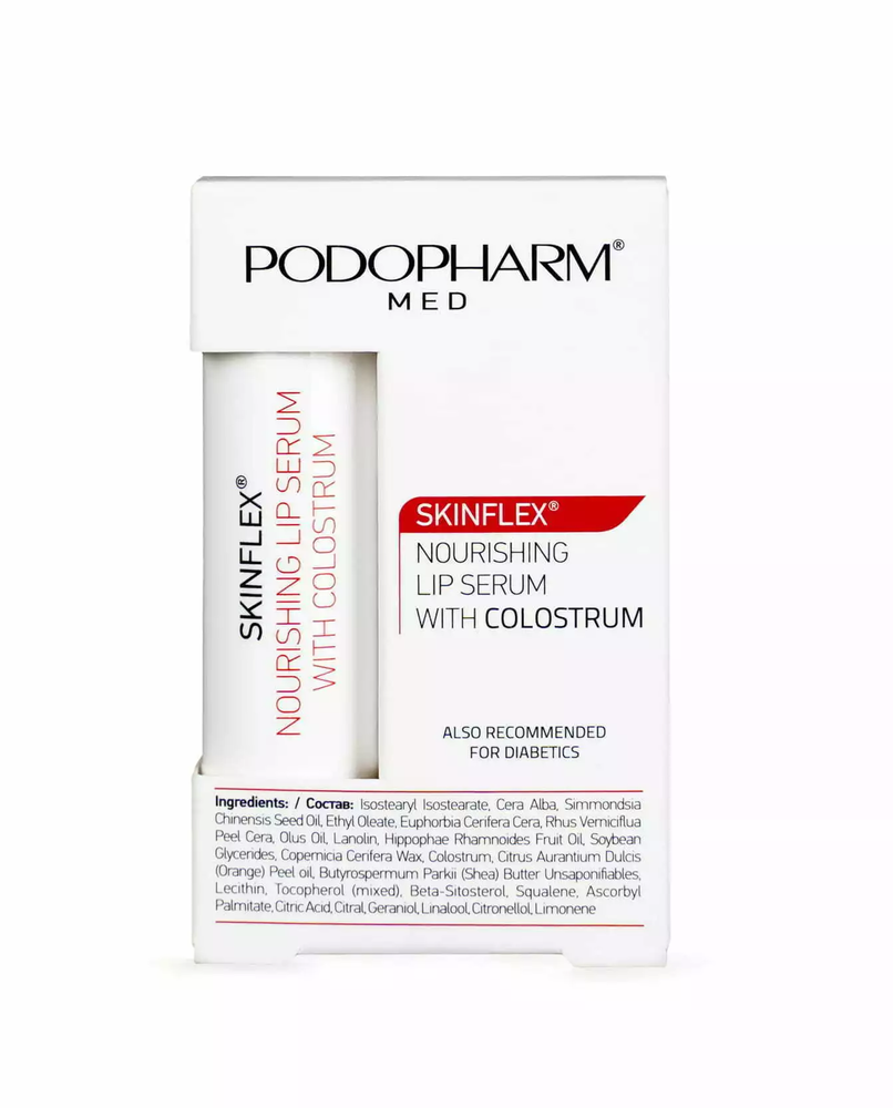 Zdjęcie produktu PODOPHARM SKINFLEX® Odżywcze serum do ust z colostrum 4.9 g PM38