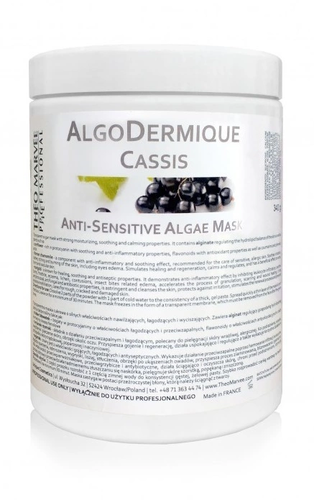 Zdjęcie produktu Theo Marvee AlgoDermique Cassis Maska algowa do cery wrażliwej z czarnej porzeczki 1000 ml 340 g