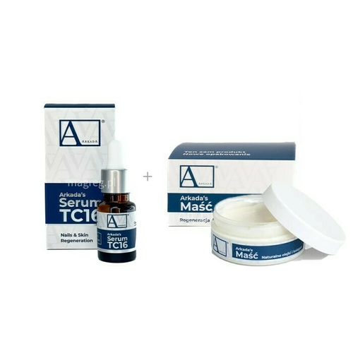 Zdjęcie produktu Arkada serum TC16 + Arkada maść zestaw 11 ml + 70 g