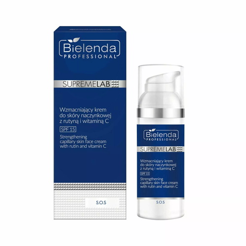 Zdjęcie produktu  BIELENDA SUPREMELAB krem wzmacniający do skóry naczynkowej SPF 15 50 ml