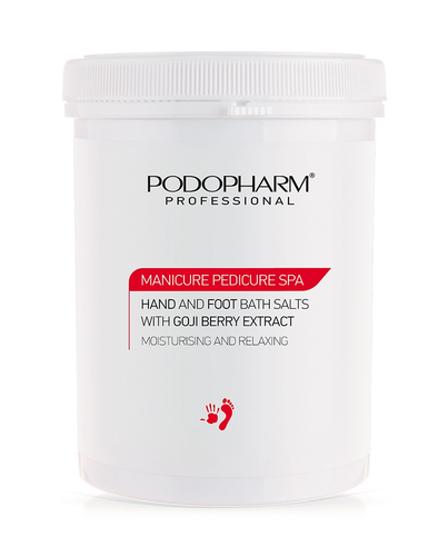 Zdjęcie produktu PODOPHARM Sól do kąpieli dłoni i stóp z ekstraktem z jagód goji 1400 g PP01