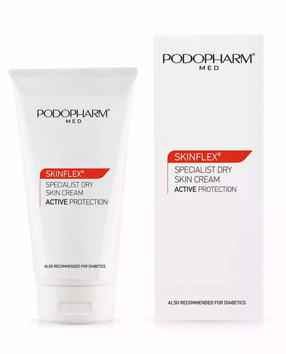 Zdjęcie produktu PODOPHARM SKINFLEX® Specjalistyczny krem do suchej skóry do pielęgnacji dłoni, stóp i ciała 150 ml PM01